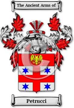 Petrucci Family Crest Download (jpg) Legacy Series - 150 DPI
