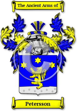 Petersson Family Crest Download (jpg) Legacy Series - 150 DPI