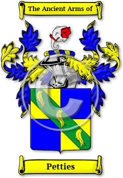 Petties Family Crest Download (jpg) Legacy Series - 150 DPI