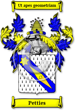 Petties Family Crest Download (jpg) Legacy Series - 150 DPI