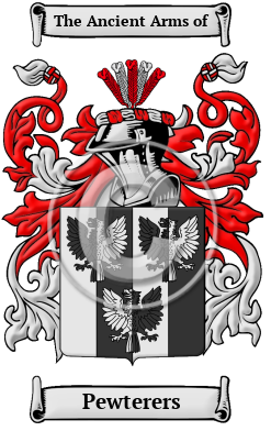 Pewterers Family Crest/Coat of Arms