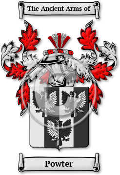 Powter Family Crest Download (jpg) Legacy Series - 150 DPI