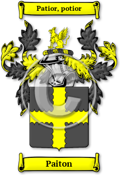 Paiton Family Crest Download (jpg) Legacy Series - 150 DPI