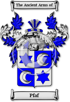Pfaf Family Crest Download (JPG) Legacy Series - 300 DPI