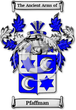 Pfaffman Family Crest Download (jpg) Legacy Series - 150 DPI