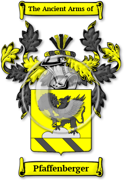 Pfaffenberger Family Crest Download (jpg) Legacy Series - 150 DPI