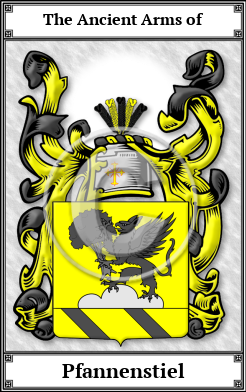 Pfannenstiel Family Crest Download (JPG)  Book Plated - 150 DPI