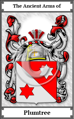 Plumtree Family Crest Download (JPG) Book Plated - 600 DPI