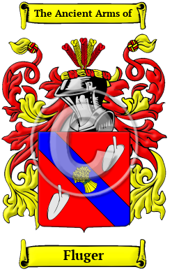 Fluger Family Crest Download (JPG) Heritage Series - 600 DPI