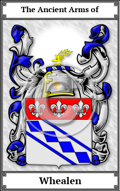 Whealen Family Crest Download (JPG)  Book Plated - 150 DPI