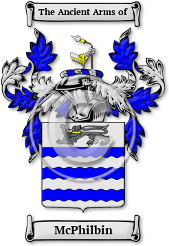 McPhilbin Family Crest Download (jpg) Legacy Series - 150 DPI