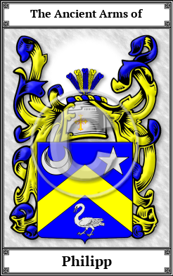 Philipp Family Crest Download (JPG)  Book Plated - 150 DPI