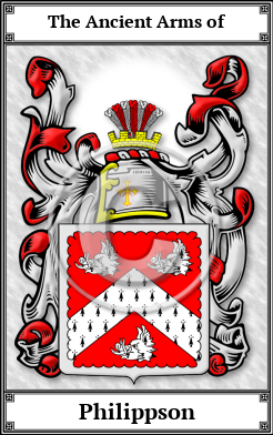 Philippson Family Crest Download (JPG)  Book Plated - 150 DPI