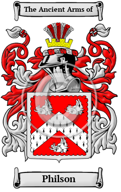 Philson Family Crest/Coat of Arms