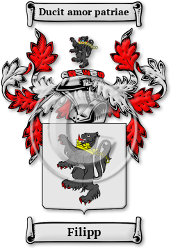 Filipp Family Crest Download (jpg) Legacy Series - 150 DPI