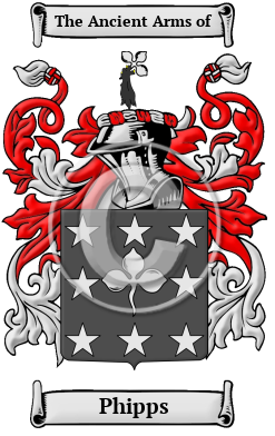 Phipps Family Crest Download (JPG) Heritage Series - 600 DPI