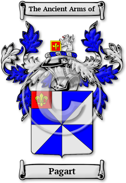 Pagart Family Crest Download (jpg) Legacy Series - 150 DPI