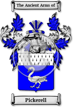 Pickerell Family Crest Download (JPG) Legacy Series - 300 DPI