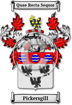 Pickersgill Family Crest Download (jpg) Legacy Series - 150 DPI