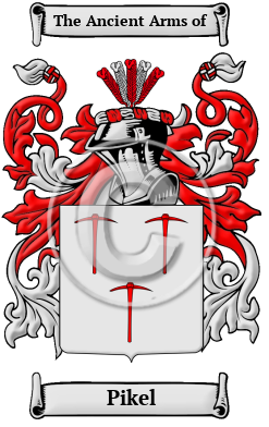 Pikel Family Crest/Coat of Arms