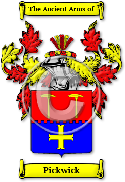 Pickwick Family Crest Download (jpg) Legacy Series - 150 DPI