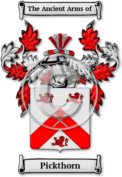 Pickthorn Family Crest Download (JPG) Legacy Series - 600 DPI