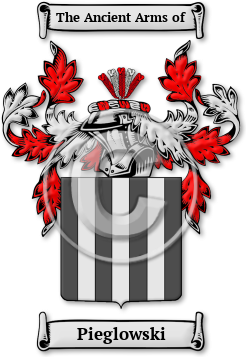 Pieglowski Family Crest Download (JPG) Legacy Series - 600 DPI