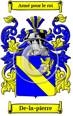 De-la-pierre Family Crest Download (JPG) Heritage Series - 600 DPI