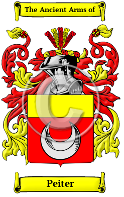 Peiter Family Crest Download (JPG) Heritage Series - 300 DPI