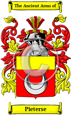 Pieterse Family Crest Download (JPG) Heritage Series - 600 DPI