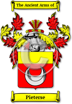 Pieterse Family Crest Download (JPG) Legacy Series - 300 DPI