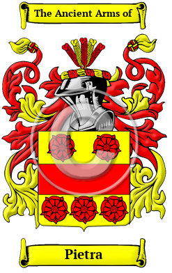 Pietra Family Crest Download (JPG) Heritage Series - 600 DPI