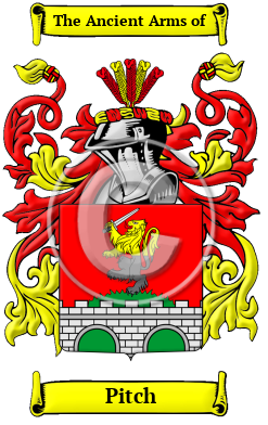 Pitch Family Crest Download (JPG) Heritage Series - 600 DPI