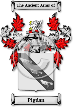 Pigdan Family Crest Download (jpg) Legacy Series - 150 DPI
