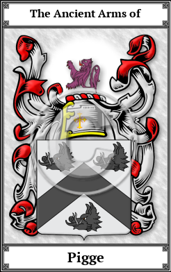 Pigge Family Crest Download (JPG)  Book Plated - 150 DPI