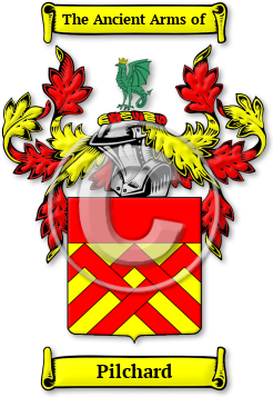 Pilchard Family Crest Download (jpg) Legacy Series - 150 DPI