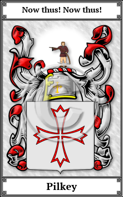 Pilkey Family Crest Download (JPG)  Book Plated - 150 DPI