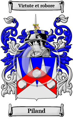 Piland Family Crest/Coat of Arms