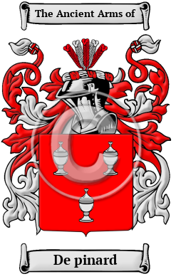 De pinard Family Crest/Coat of Arms