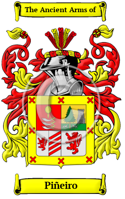Piñeiro Family Crest/Coat of Arms