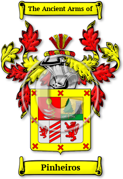 Pinheiros Family Crest Download (jpg) Legacy Series - 150 DPI