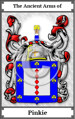 Pinkie Family Crest Download (JPG) Book Plated - 300 DPI