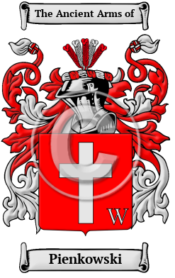 Pienkowski Family Crest Download (JPG) Heritage Series - 600 DPI
