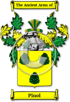 Pinol Family Crest Download (jpg) Legacy Series - 150 DPI