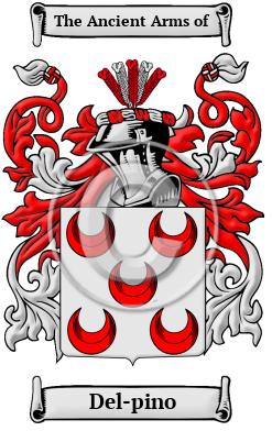 Del-pino Family Crest Download (JPG) Heritage Series - 300 DPI