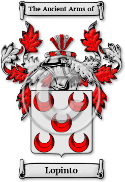 Lopinto Family Crest Download (jpg) Legacy Series - 150 DPI