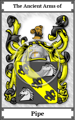 Pipe Family Crest Download (JPG) Book Plated - 600 DPI