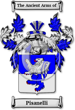 Pisanelli Family Crest Download (JPG) Legacy Series - 600 DPI