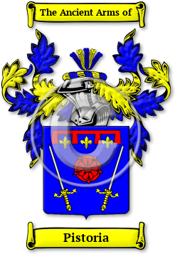 Pistoria Family Crest Download (jpg) Legacy Series - 150 DPI