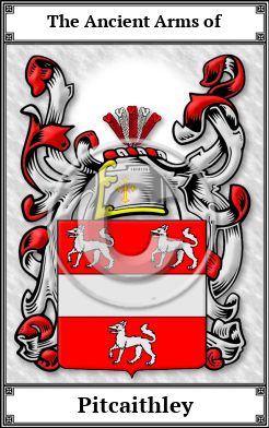 Pitcaithley Family Crest Download (JPG)  Book Plated - 150 DPI